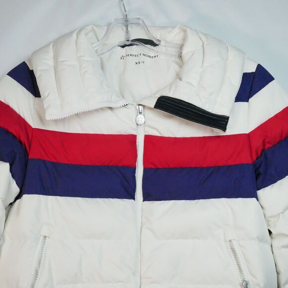 Perfect Moment Womens Size XS Goose Down Full Zip Ski Snow Puffer Jacket - Picture 3 of 15
